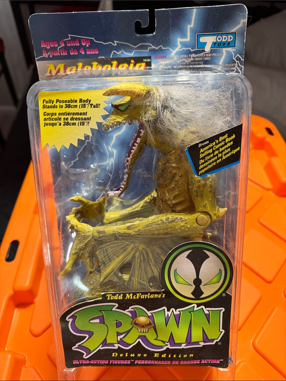 Todd McFarlane Spawn Malebolgia Reptile Action Figure - Yellow